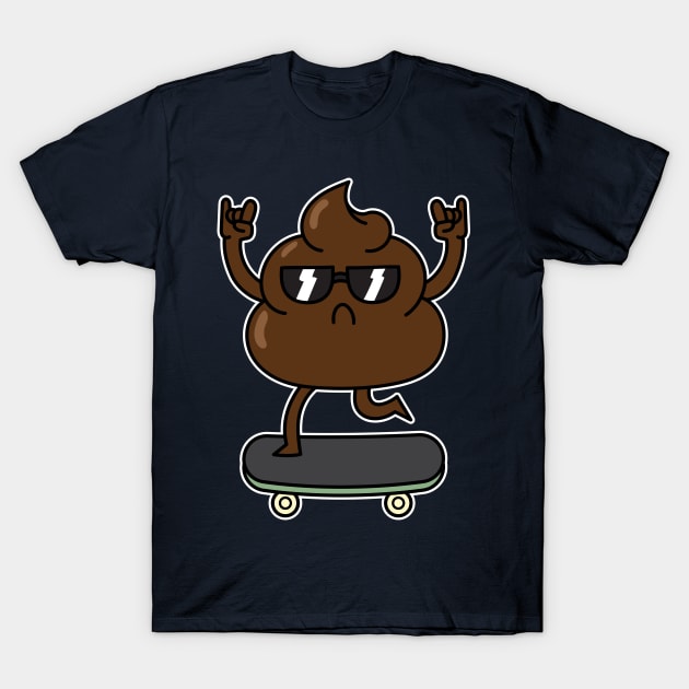 Cool Poop T-Shirt by rudypagnel